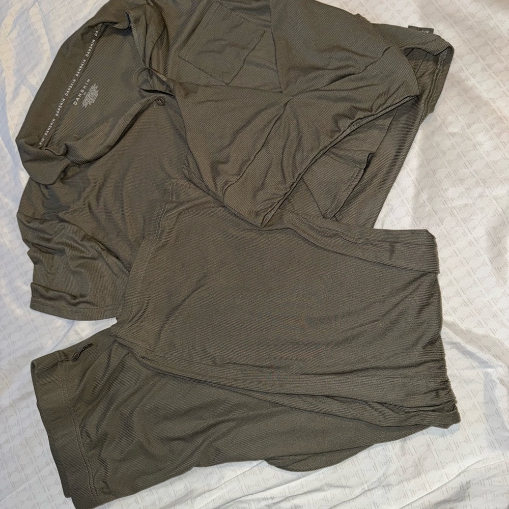 Olive Green pj/ 3- piece lounge set